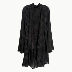 RtA draped‎ mock-neck shirtdress